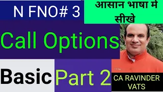 Call Options Basics Part 2 by CA Ravinder Vats