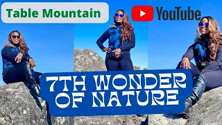 #American in South Africa visits Table Mountain the 7th Wonder of nature #vlog