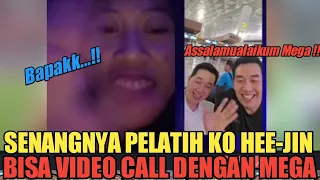 Wajah Senang Pelatih Ko Hee-jin Dan Para Pemain Red Sparks Ketika Video Call Dengan Megawati