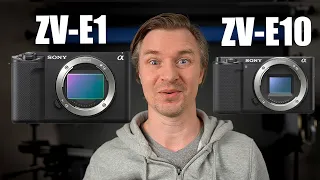 Sony ZV-E10 vs Sony ZV-E1