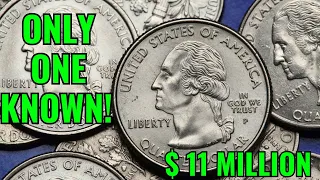 TOP 10 MOST VALUEABLE COIN WASHINTON QUARTER DOLLAR COIN COIN WORTH MONEY!