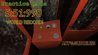 Granny 3 Practice mode train Escape (GLITCHLESS) in 5:51:990 WORLD RECORD!