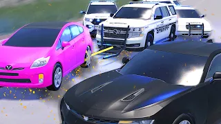 Cop GRAPPLES WRONG VEHICLE! (emergency response liberty county)