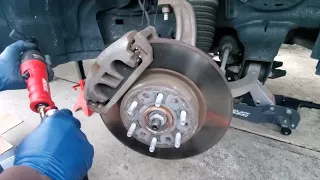 How to change front brake pads on a 2019 RAM 1500 Limited