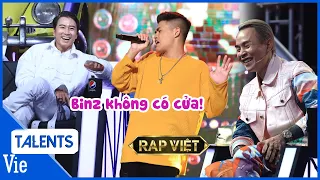 Karik hả hê Tez "chặt đẹp" Binz về độ bad boy, Trấn Thành nghe không kịp hỏi lại câu rap | Rap Việt