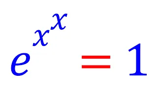 A Very Exponential Equation (Homemade!)