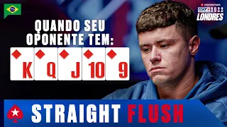 Fazendo um STRAIGHT FLUSH no EPT Londres 2022 ♠️ PokerStars Brasil