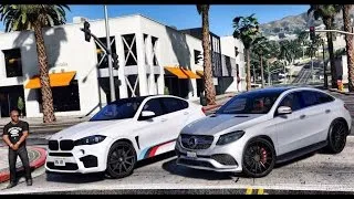 GTA 5 MOD | Mercedes-Benz GLE AMG - 2016 vs BMW X6M - 2016 | ENB PC - 60 FPS | GTA Vvip
