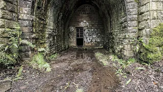 Walking to a Disused Railway Tunnel on a Windy Day || Super MUDDY!