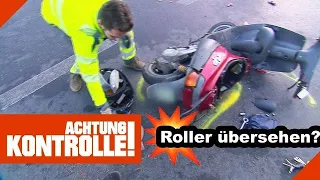 "Nicht viel zu retten!" Roller bei Unfall völlig zertrümmert!|1/2| Kabel Eins | Achtung Kontrolle