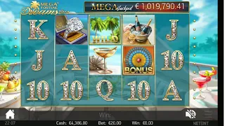 Mega Fortune Dreams | NETENT | Slot Game | 5 000 €