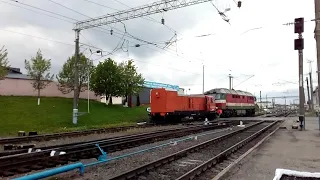 ТЕПЛОВОЗ ТЭП70-0314 БЧ С ПРСМ3-060| DISEL LOCOMOTIVE TEP70-0314 WITH PRSM3-060