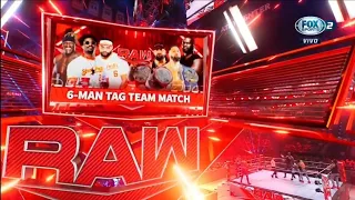 The Street Profits & R-Truth Vs The Usos & Omos - WWE Raw 11/07/2022 (En Español)