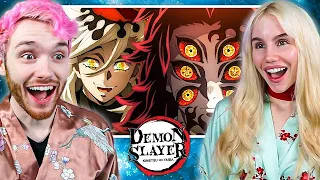 WE MEET THE UPPER MOON DEMONS!! | Demon Slayer: Kimetsu no Yaiba S3E1 Reaction