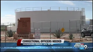 Official: Arizona corrections officers vacancy rates on rise