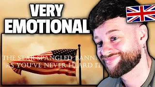 British Guy Reacts to The Star Spangled Banner As You've Never Heard It *Extremely Emotional*