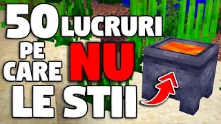 50 DE LUCRURI PE CARE PROBABIL NU LE STII DESPRE MINECRAFT!