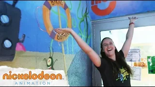 Bikini Bottom Mural Makes a Splash | Inside Nick | Nickelodeon Animation