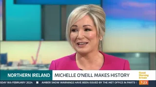 Michelle O'Neill interviewed on Good Morning Britain
