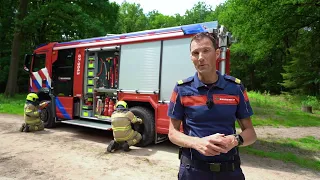 Instructievideo Natuurbrand - Voertuig natuurbrand- en uitrukgereed maken