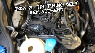 Passat CKRA 2L TDI Timing belt kit replacement