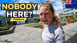 Is This New Zealand's GHOST TOWN? Porirua City Center Tour 🇳🇿