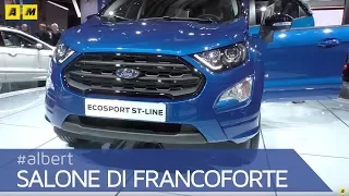 Nuova Ford EcoSport 2018, il restyling del B-SUV dell'ovale blu