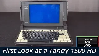 The Tandy 1500 HD - A $1999 Laptop from 1991