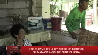 SAF 44 families hurt by SONA snub