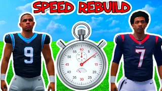My First Ever Speed Rebuild in Madden!!! Vs Yoboy Pizza
