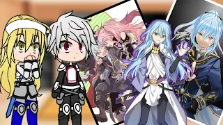 Danmachi React To Rimuru || That Time I Got Reincarnated As A Slime || Gacha Club