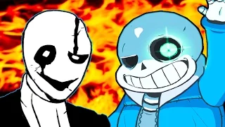 САНС + ГАСТЕР = ДИКАЯ БОМБЁЖКА В UNDERTALE YABTS