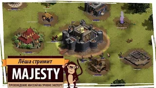 Ретро-стрим Majesty: The Fantasy Kingdom Sim (2000 год). Прохождение кампании на уровне эксперт