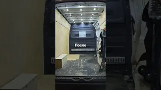 доработка освещение в грузовом отсеке,    Mercedes sprinter 906