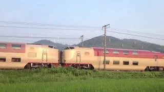 山陽本線 285系 サンライズ瀬戸・出雲 高松・出雲市行き 瀬戸→上道にて