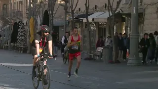 מרתון ירושלים 2023: המנצח - נואה קיגן קיפרוטיץ' (צילום: אלטרנטיבה 1)