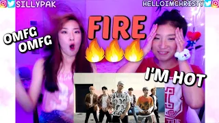 BTS - FIRE Official MV (Choreography Version) SISTERS REACTION | 방탄소년단 - 불타오르네