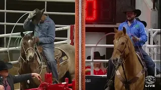 Kaleb Driggers/Junior Nogueira Win Semifinal 2 | San Antonio Stock Show and Rodeo