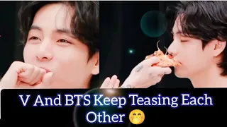 V & BTS Keep Teasing Each Other🤭