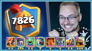 Я ПРОШЕЛ КЛЕШ РОЯЛЬ! 7000 КУБКОВ С КЛАДБИЩЕМ / Clash Royale