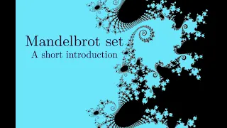 Mandelbrot set: simple equation - complex boundary