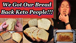 Keto BREAD Loaf!!! No Vital Wheat Gluten or Nut Flours!!! Soft and Delicious!