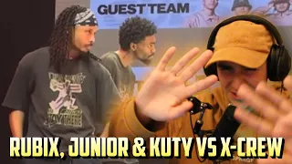 Reacting to RUBIX, JUNIOR & KUTY vs X-CREW | Jumpman Exhibition Battle Shanghai 2023