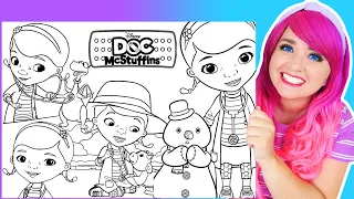 Coloring Doc McStuffins & Friends Disney Coloring Pages | Prismacolor Pencils & Crayola Crayons