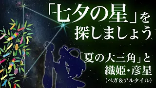 「七夕の星」を探しましょう〜夏の大三角と織姫・彦星（べガ＆アルタイル）