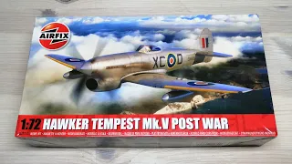 Airfix's 1/72 Hawker Tempest Mk.V Post War (Full Build)