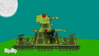 KV 44 vs corrupt kv 44 | cartoon about tanks
