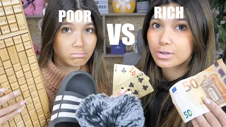 ASMR POOR VS RICH ASMRTIST