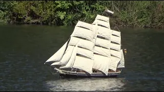 Wendemanöver bei RC Rahseglern - Cutty Sark und Neptunus