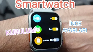 Akıllı saat kurulum ve yapılması gereken ince ayarlar 🤌🤌🤌(#smartwatch )